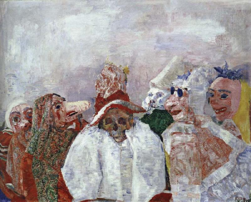 James Ensor Masks Confronting Death Or Masks Mocking Death